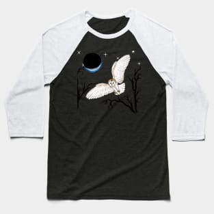 Luna Soar Free Owl Baseball T-Shirt